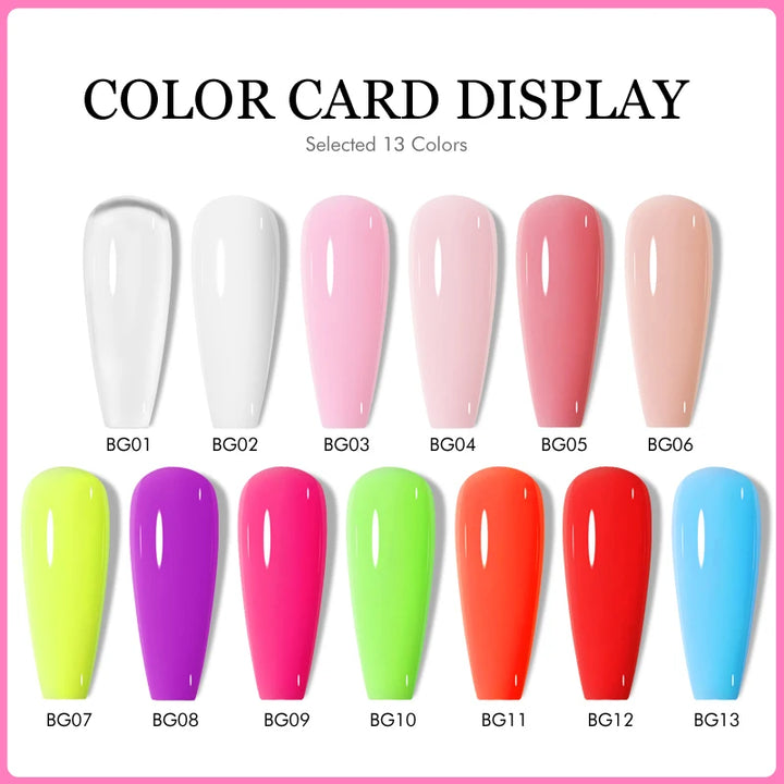 CHUNSHU 6 IN 1 Extension UV Gel Polish In A bottle Builder Nail Gel Rubber Base Coat Semi Permanent Nails Art Self-leveling 15ML