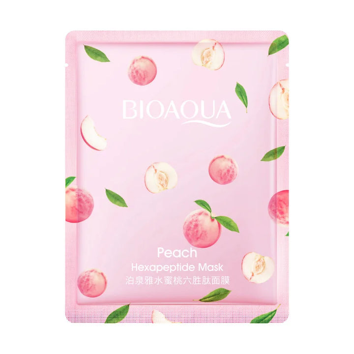 10pcs BIOAQUA Honey Peach Face Mask Moisturizing Anti-aging Anti Wrinkles Face Sheet Masks Facial Mask Skin Care Products