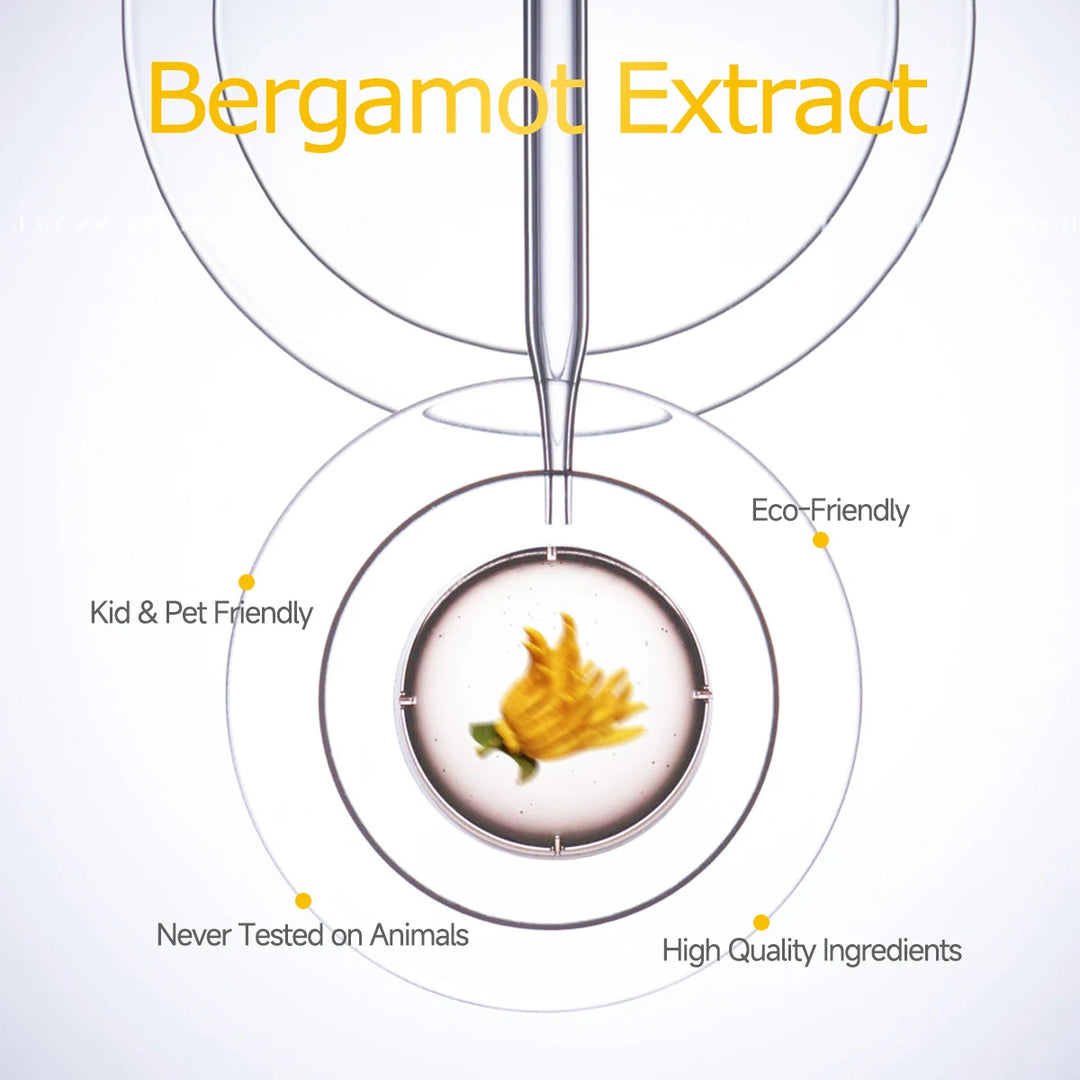 Bergamot Oil, Premium Essential Oil for Hair Care, Home Diffusers, Skin, Spas, Massage and Humidifiers