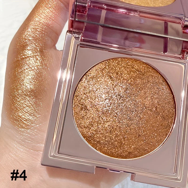 Compact - Waterproof, Full Coverage for All Skin Tones, Long-Lasting Shimmer & Dazzling Glitter Finish Christmas Makeup