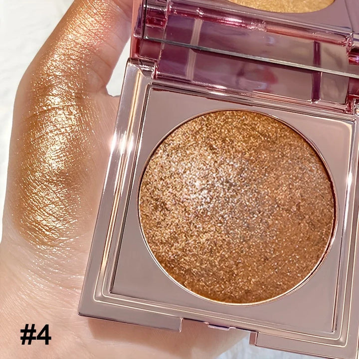 Compact - Waterproof, Full Coverage for All Skin Tones, Long-Lasting Shimmer & Dazzling Glitter Finish Christmas Makeup