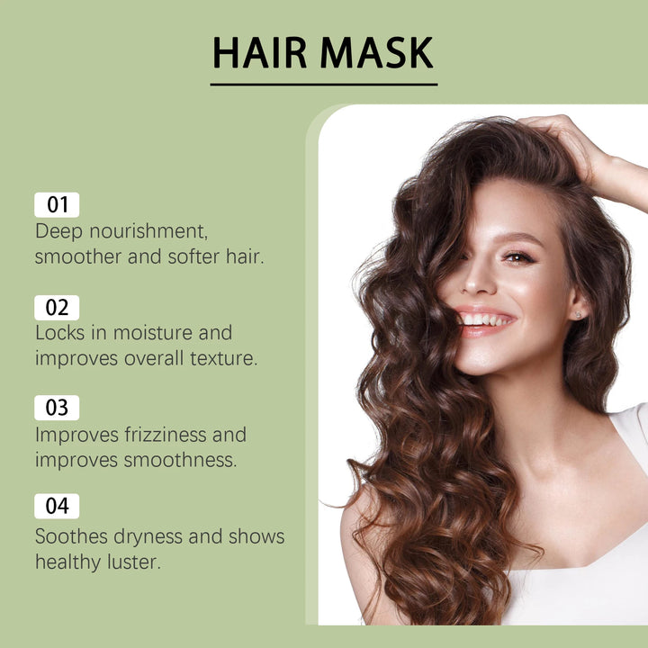 Moisturizing & Nourishing Hair Mask: Gentle Hydration & Care for Smooth, Fragrant, Refreshing