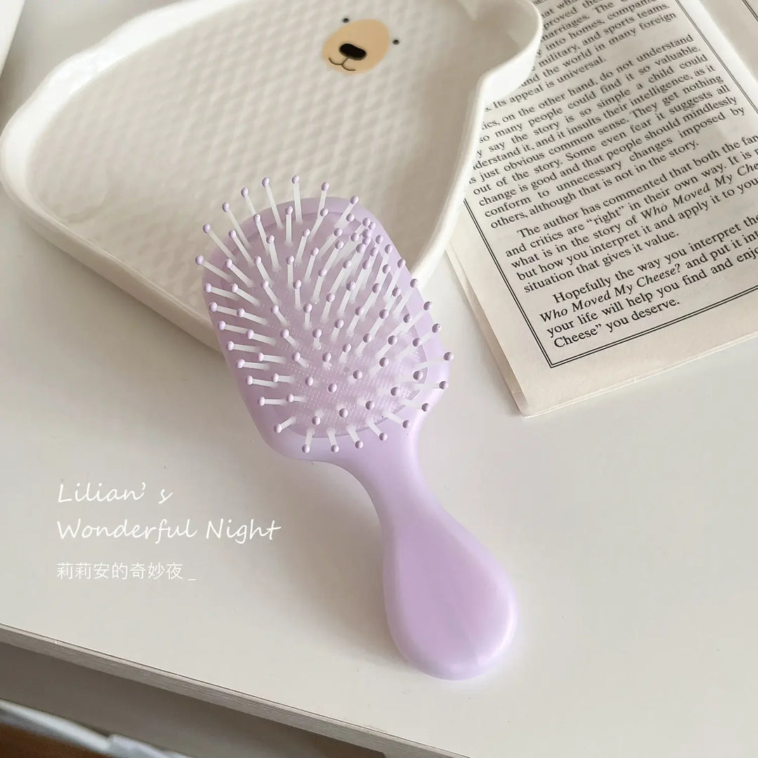Mermaid Massage Air Cushion Combs for Kids Small Toddler Girls Hair Brushes Simplicity Lovely Hair Care Tool Fashion Solid Color