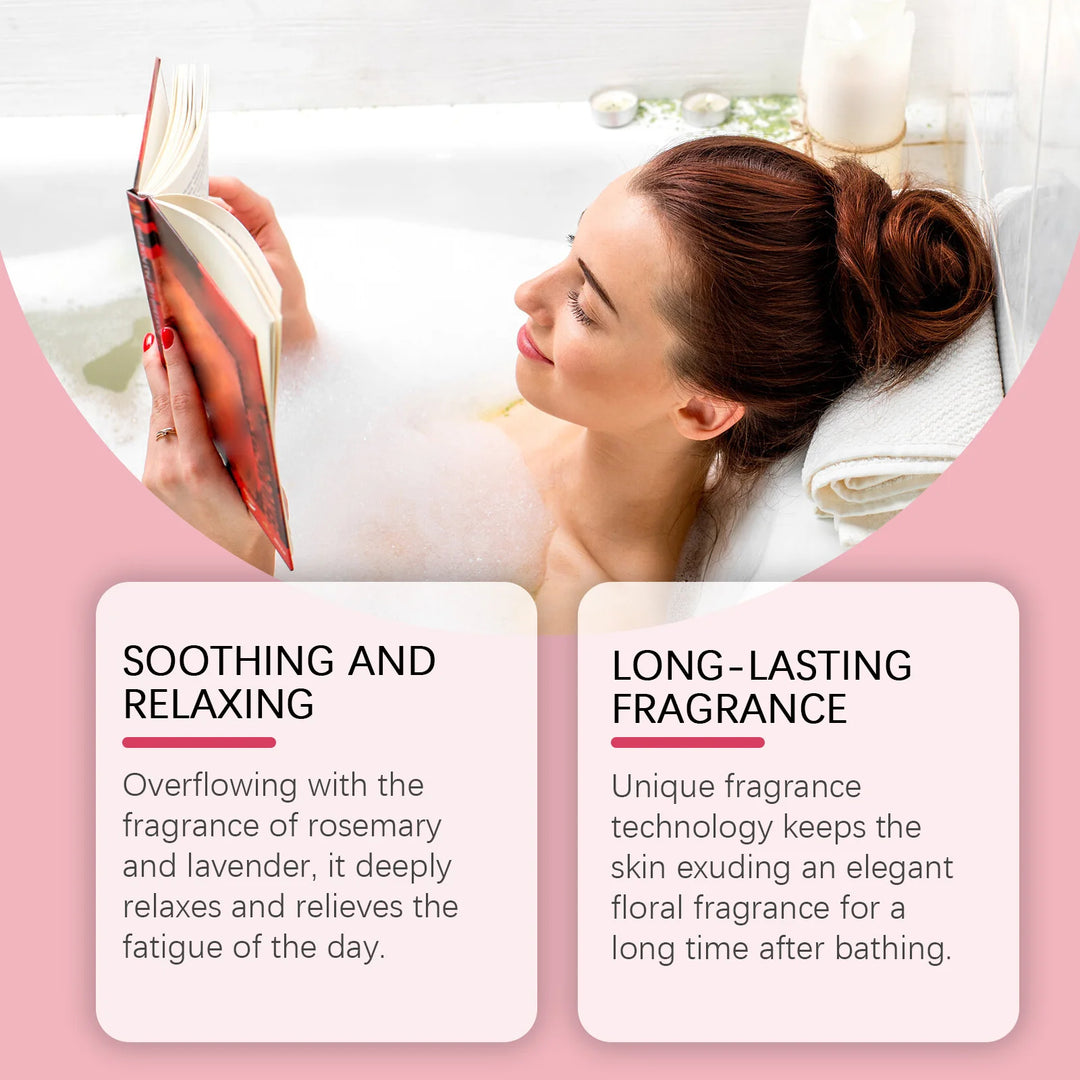 Christmas Bath Bombs - Floral Scented Fizzing Bath Salts With Skin-Softening Oils, Long Lasting Fragrance & Bubbles