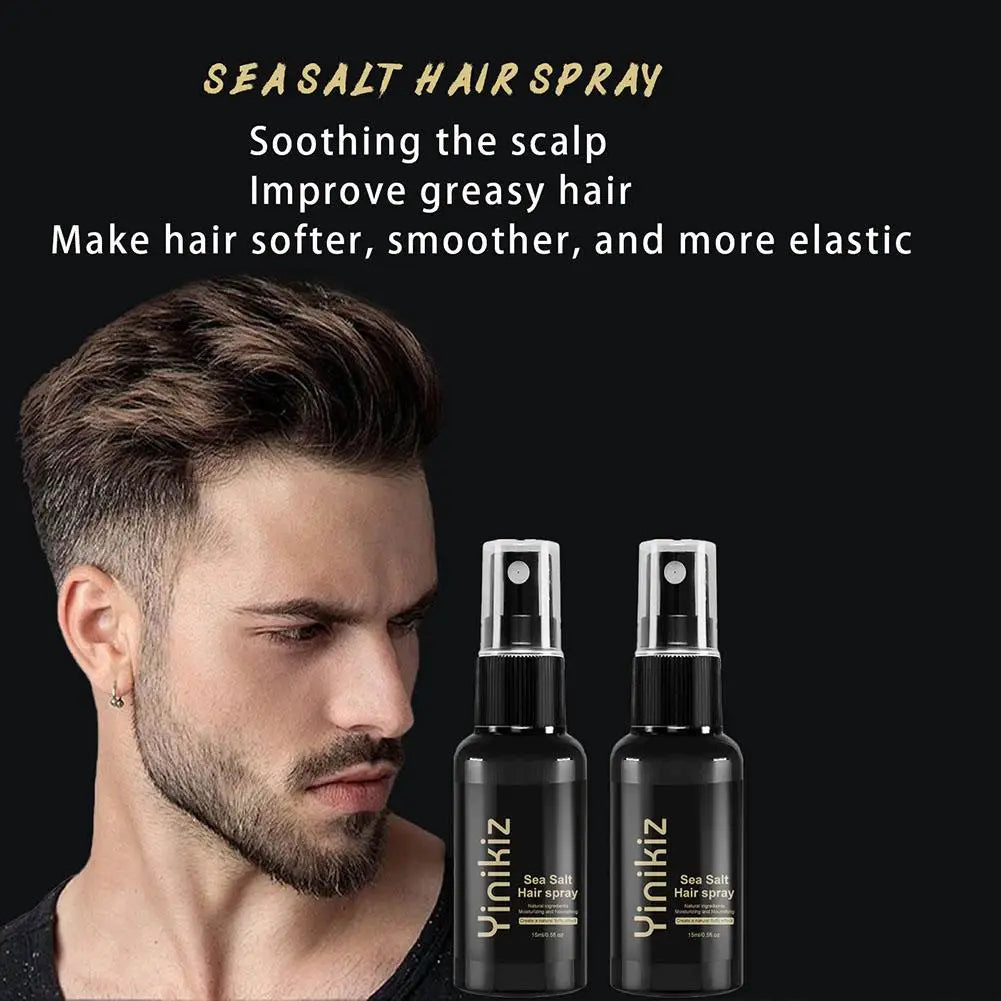 Natural Sea Salt Hair Spray for Men & Women Adds Instant Volume, Texture & Thickness, Light Hold Texturizing Spray (1/2/3/5pcs)