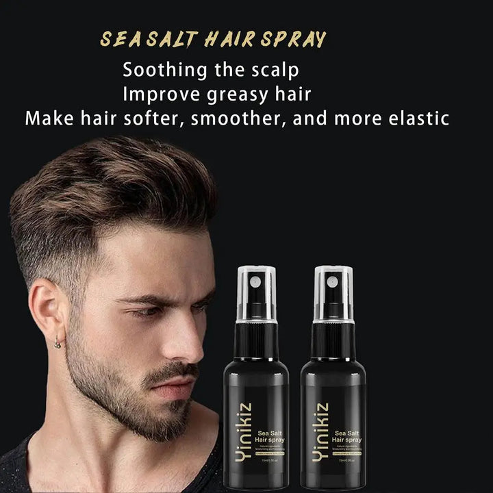 Natural Sea Salt Hair Spray for Men & Women Adds Instant Volume, Texture & Thickness, Light Hold Texturizing Spray (1/2/3/5pcs)