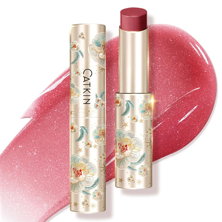 CATKIN GLOSSY LIP BALM Hydrating Lip Balm in 6 Vibrant Colors Moisturize, Protect & Soothe