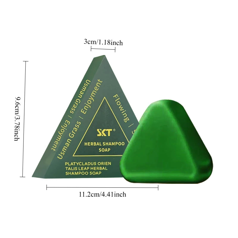 Platycladus orientalis leaf usseman shampoo soap is rich in ginseng, Platycladus orientalis and other China Chinese herbal