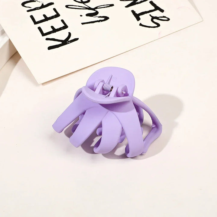 Matte Octopus Hair Claw Large Size Shark Clip Headwear Women Claws Clips Daily Hair Styling Hair Accessories for Girl New Styles