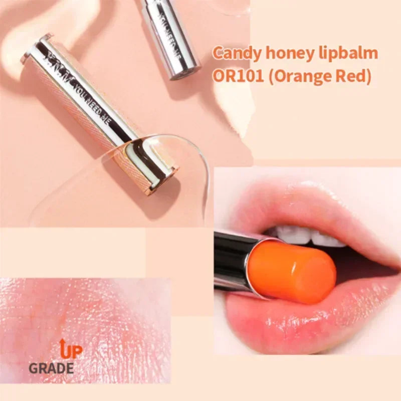 YNM Original Korean Makeup Moisture Lip Balm Cosmetics Honey Natural Lip Gloss Temperature Changed Color Lipstick Long-Lasting