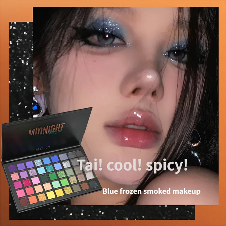 45 Colors Matte Shimmer Eye Shadow Palette Earth Tones Color Matching Perfect for Makeup Art Mashed Potatoes Theme
