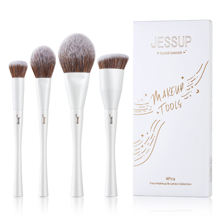 Jessup Makeup Brushes Set,4-14pcs Make up Brushes,Premium Synthetic Foundation Concealer Powder Eyeshadow Blending Brush T343