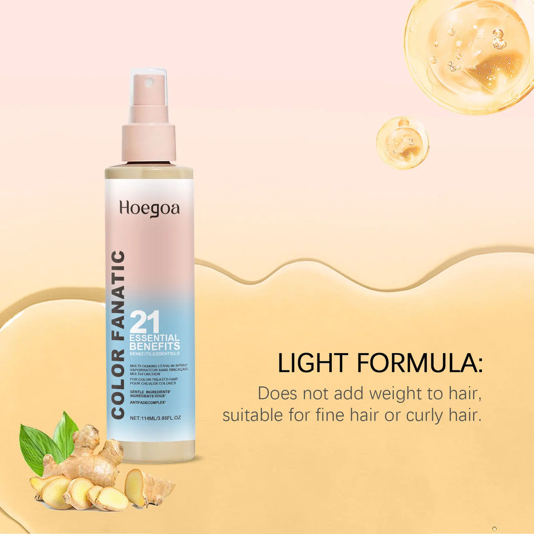 Heat Protectant Spray Protection For Color Treated Hair Thermal Protection Anti Frizz Detangling Leave In Conditioner Hair Care