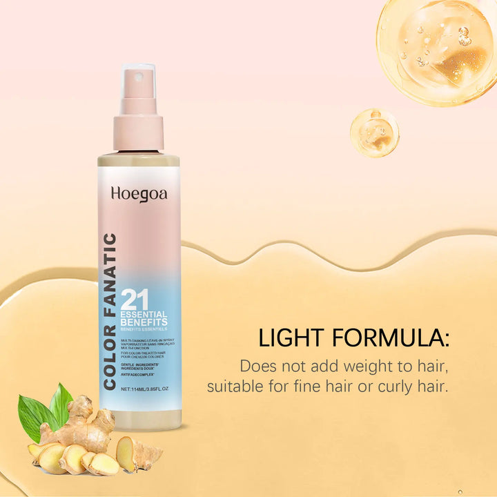 Heat Protectant Spray Protection For Color Treated Hair Thermal Protection Anti Frizz Detangling Leave In Conditioner Hair Care