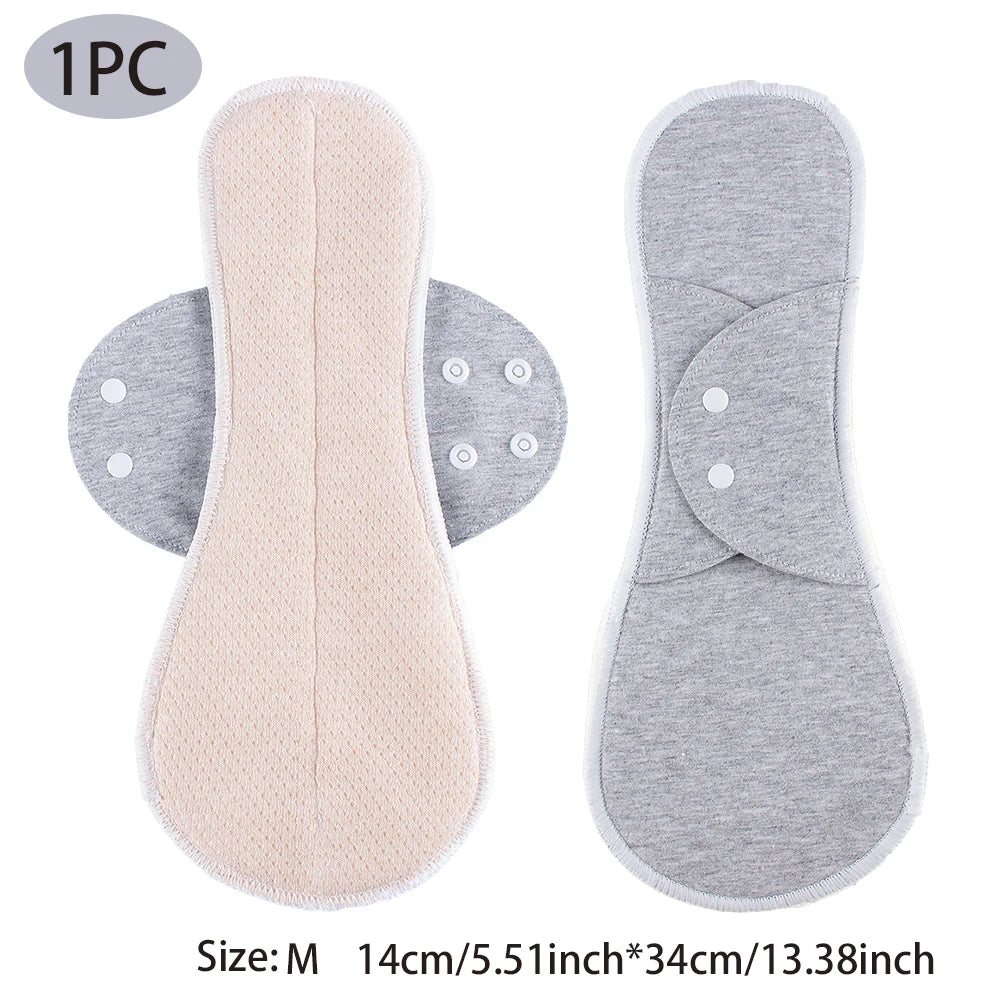 BIAI 1PC Anti-bacterial Sanitary Napkin Washable Menstrual Pads Reusable Sanitary Towel Breathable Sanitary Pad For Women Lady