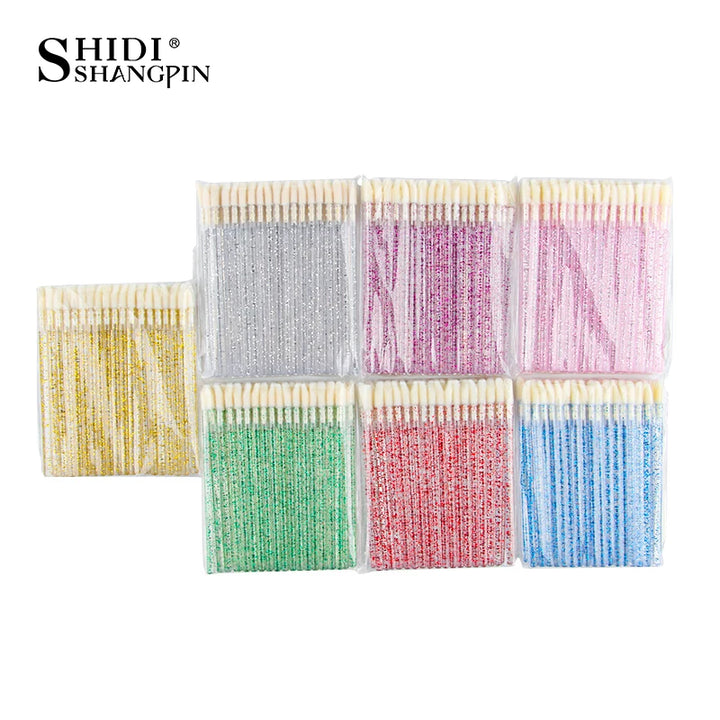 SHIDISHANGPIN 5/50 Pcs Lip Brush Lash Extension Mascara Applicator Eyelash Maquillaje Brush Lipstick Wands Set Makeup Tools
