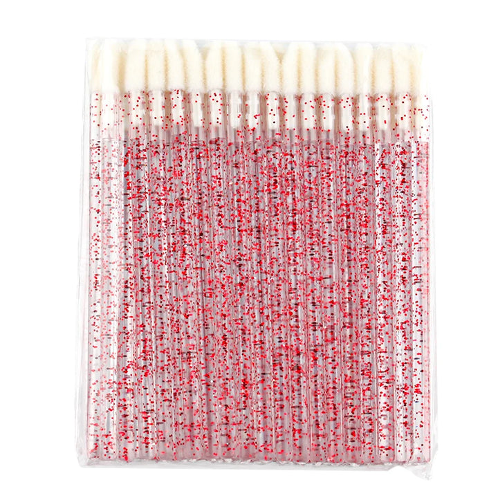 Lanjinglin 5/50 Pcs Lip Brush Reusable Makeup Brushes Lipstick Applicator Wands Eyelashes Extension Tool Beauty Accessories