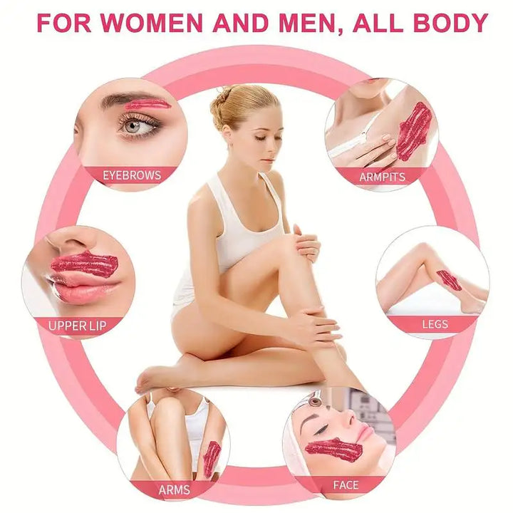 50g Hot Wax Hair Removal Depilatory Waxing Wax Beads for Wax Heater Painless for Body Hairs Removal Beans