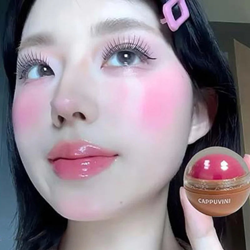 Juice Face Blusher Smooth Cheek Eye Cream Blush Mirror Natural Look Brighten Highlighter Balm Rouge Waterproof Contour Makeup