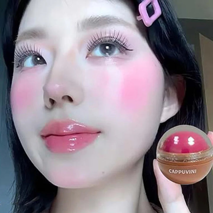 Juice Face Blusher Smooth Cheek Eye Cream Blush Mirror Natural Look Brighten Highlighter Balm Rouge Waterproof Contour Makeup