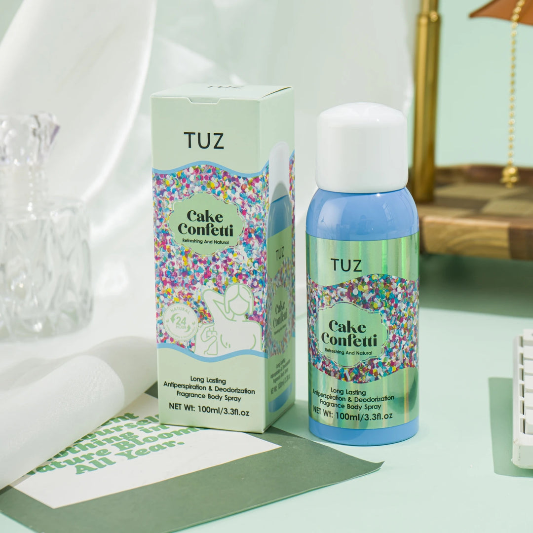 Long Lasting Antiperspiration & Deodorization Fragrance Body Spray Refresh Sweet Natural Floral Fruitly Fragrance 24 Hours 100ml