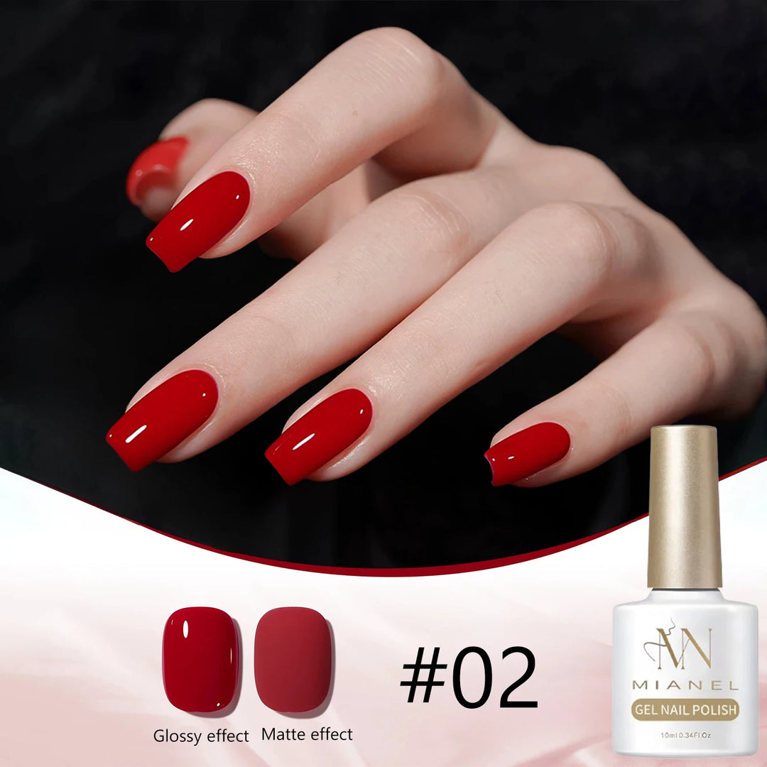 12ML 1-21PCS Autumn Nails Red through half the Sky Cat Eye Nail Glue Halloween New Whitening Glass Bead Cat Eye Nail Polish