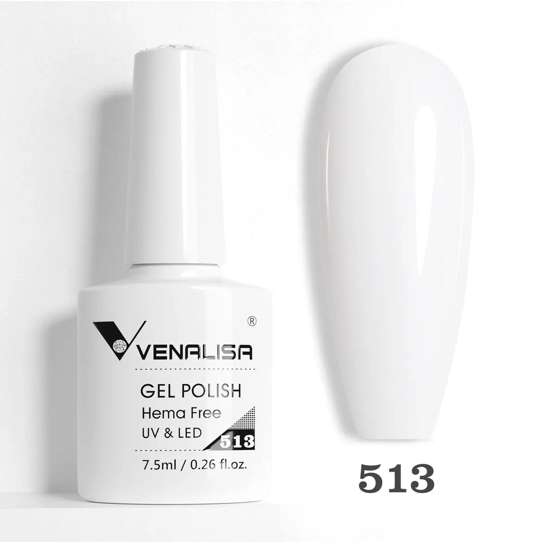 Venalisa HEMA TPO FREE Nail Gel Polish Glitter Gorgeous Full Coverage Soak Off UV LED French Nail Jelly Pink Nude Collection