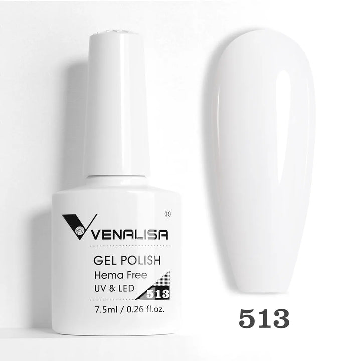 Venalisa HEMA TPO FREE Nail Gel Polish Glitter Gorgeous Full Coverage Soak Off UV LED French Nail Jelly Pink Nude Collection