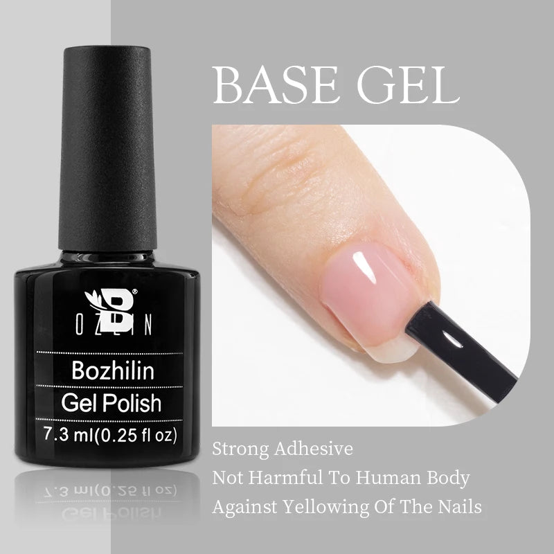 AWStorG 15ML Ace Gel 9-in-1 Nail Glue Gel Nail Polish Thickness Transparent Semi Permanent  Function UV Gel Soak Off Nail Art