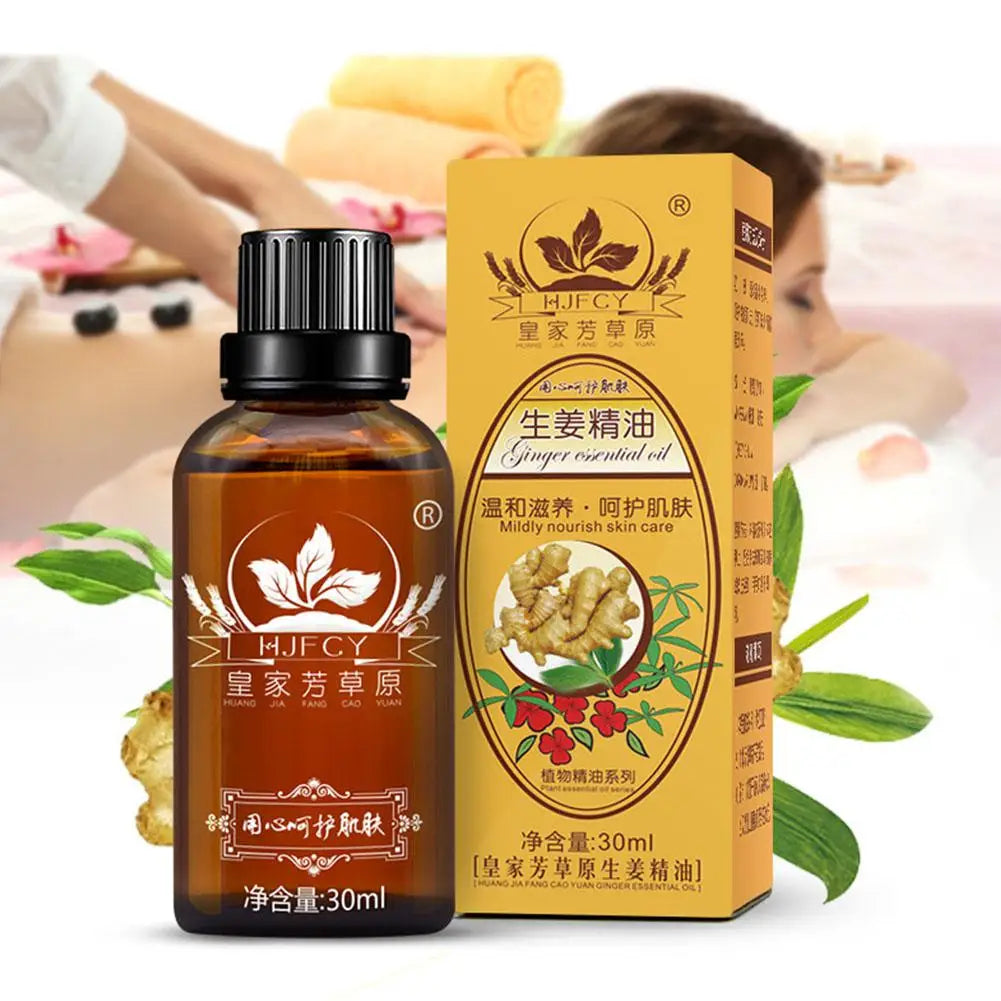 Mugwort Body Massage Oil Body Smooths Skin Massage Oil Relaxing Plant Essential Oil Moisturizing Firming Body Cleansing Essence