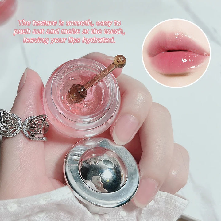 CACE Lovely Honey Cherry Lip Oil Nourishing Lip Balm Long Lasting Moisturizing Clear Lip Oil  Lip Gloss Lip Care Beauty Makeup