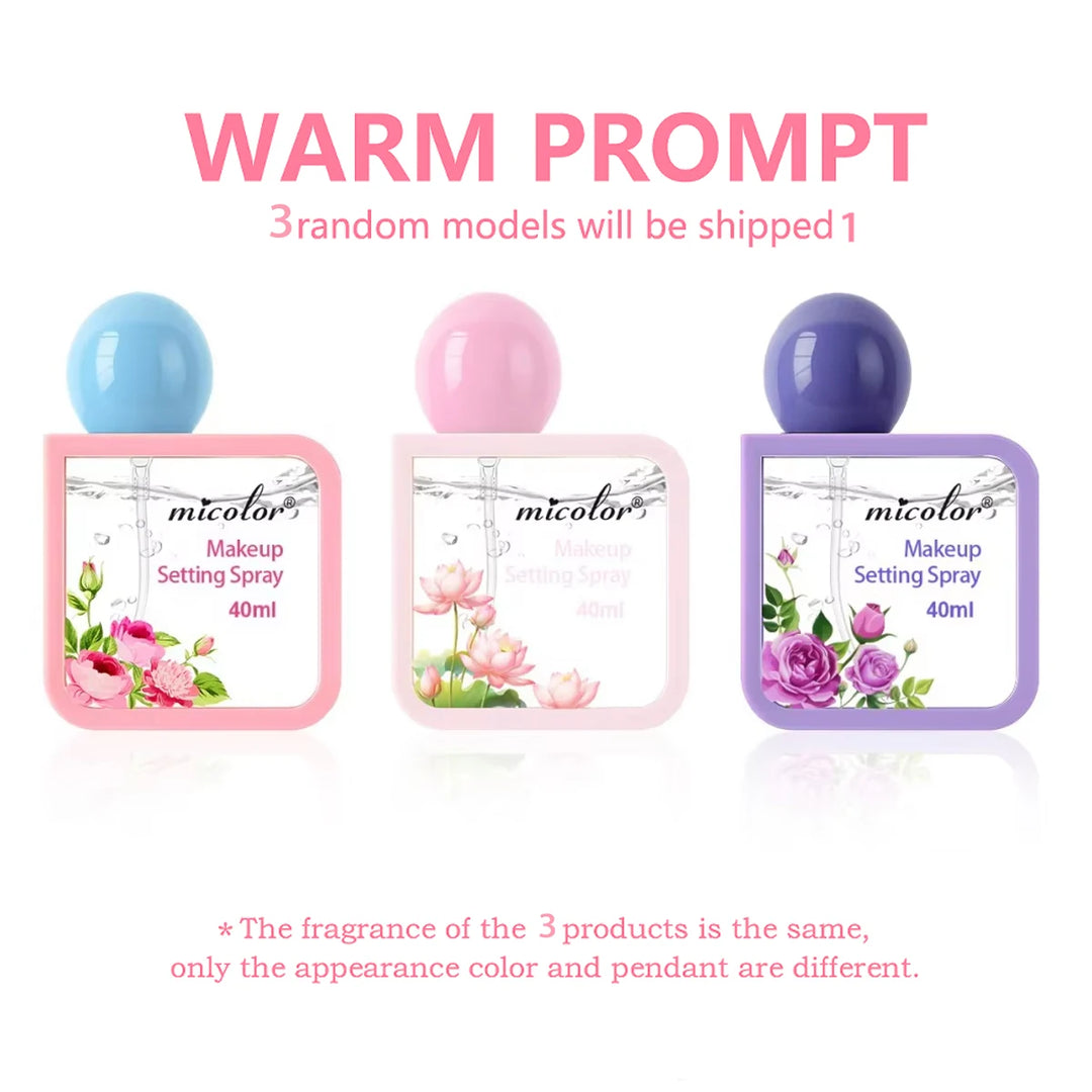 Flower Hydrating Moisturizing Setting Spray Long-lasting RefreshingPrimer Portable Matte Makeup Spray Valentine's Day gift