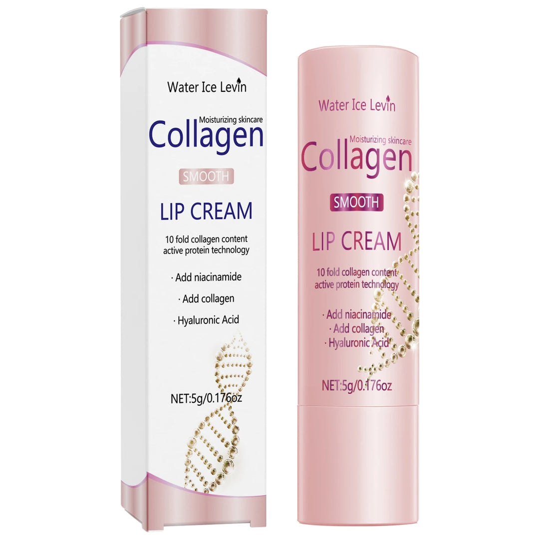 Lip Cream with Collagen, Niacinamide & Hyaluronic Acid - Moisturizing & Firming Lip Care, Smooth Lips