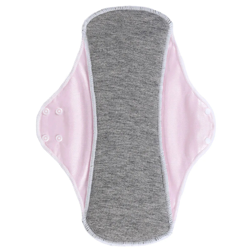 BIAI Large Graphe Sanitary Pads Reusable Menstrual Pads Washable Nursing Pad with Button Waterprooof Sanitary Napkin for Lady