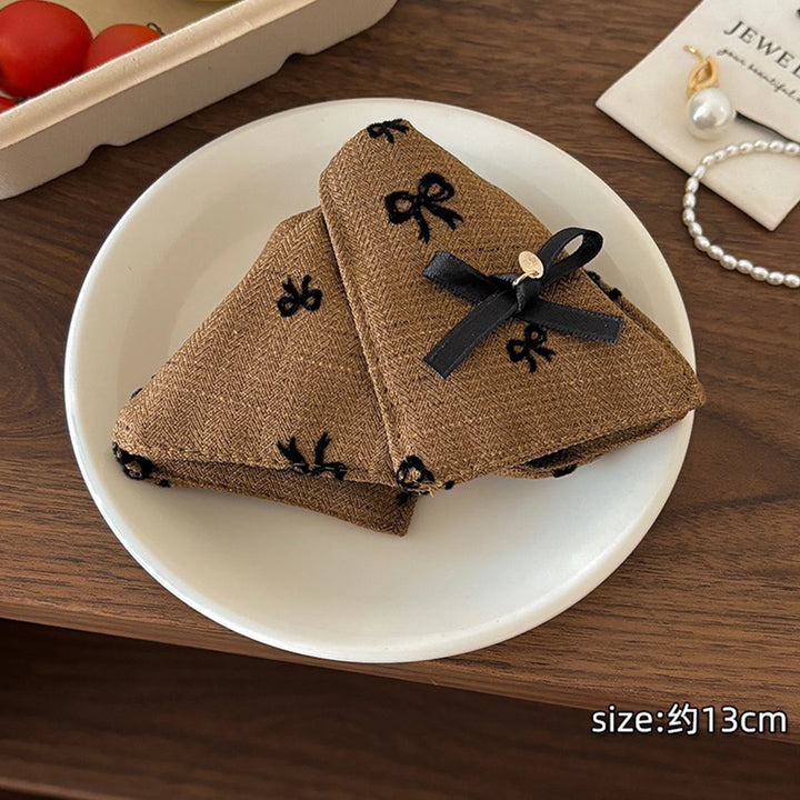 Korean-style butterfly knot triangular hair clip for women, 2025 new back-of-head hair claw, shark clip hair accessory