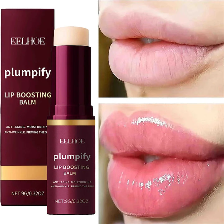 Fast Plumping Lip Balm Moisturizing Soft Lips Skin Plumper Gloss Oil Non-Sticky Daily Care Mask Beauty Makeup Cosmetics Products