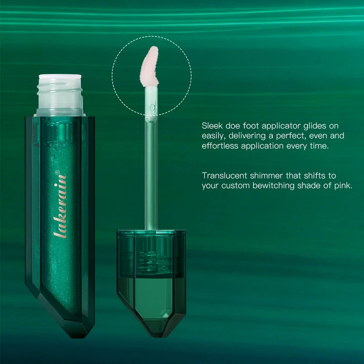 PH Adaptive Color Lip Oil Instant Glass Shine Plumping Finish Iridescent Shine Lip Oil Long-lasting Hydration Smooth Lip Care