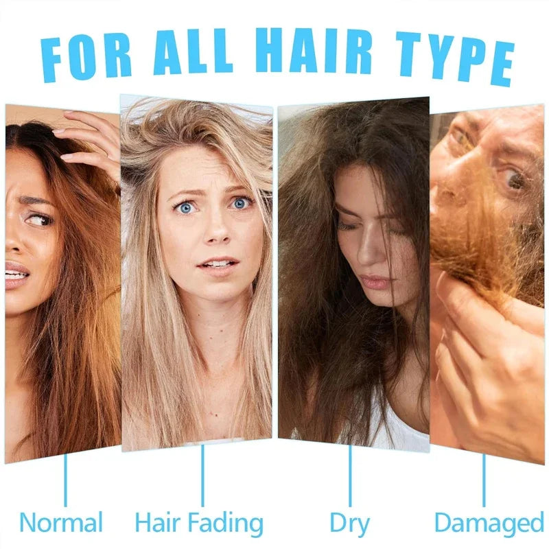 Keratin Protein Repair Hair Mask for Damaged Dry Moisture Essence Oil Conditioner Smooth Frizz Scalp Treatment Hair Care Serum