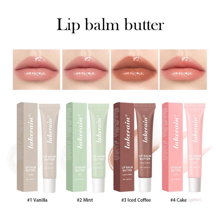 Summer Lip Balm Moisturizing Mirror Lip Gloss Lip Vanilla Mint Iced Coffee Cake Smell Lipstick Transparent Lip Oil  Makeup