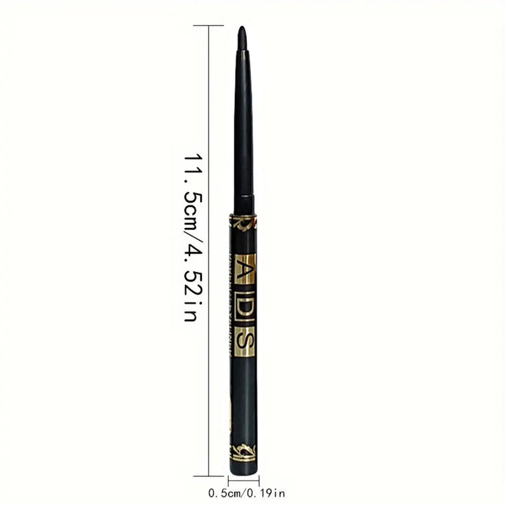 3PCS/9PCS Long-Lasting Waterproof Black Eyeliner Pencil -Smudge-Proof Sweat-Resistant for Bold Eye Makeup, ldeal Gift