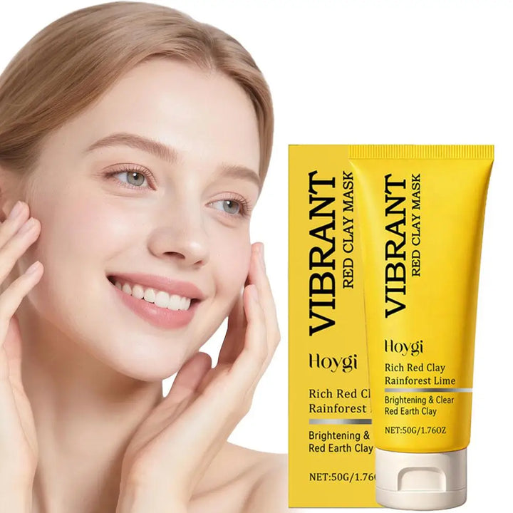 Red Clay Deep Cleansing Mud Mask 50g Deep Pore Cleansing Brightening Reducing Breakouts Oil-control For All Skin Types Skin Care