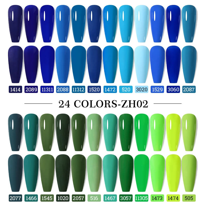 Clou Beaute 10/12/20/24pcs Gel Nail Polish Set Color 15ml White Glass Bottle Nail Art Kit Semi Permanent Gellack Nail Varnish