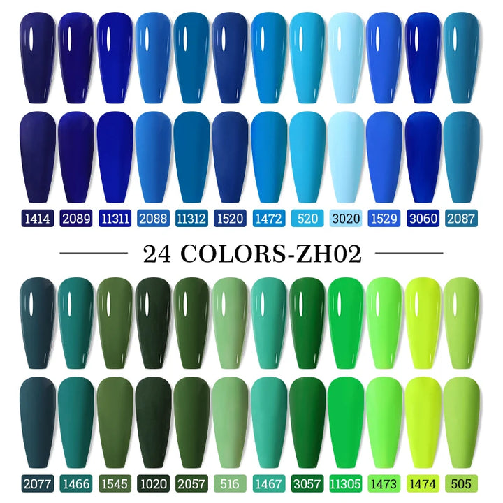 Clou Beaute 10/12/20/24pcs Gel Nail Polish Set Color 15ml White Glass Bottle Nail Art Kit Semi Permanent Gellack Nail Varnish