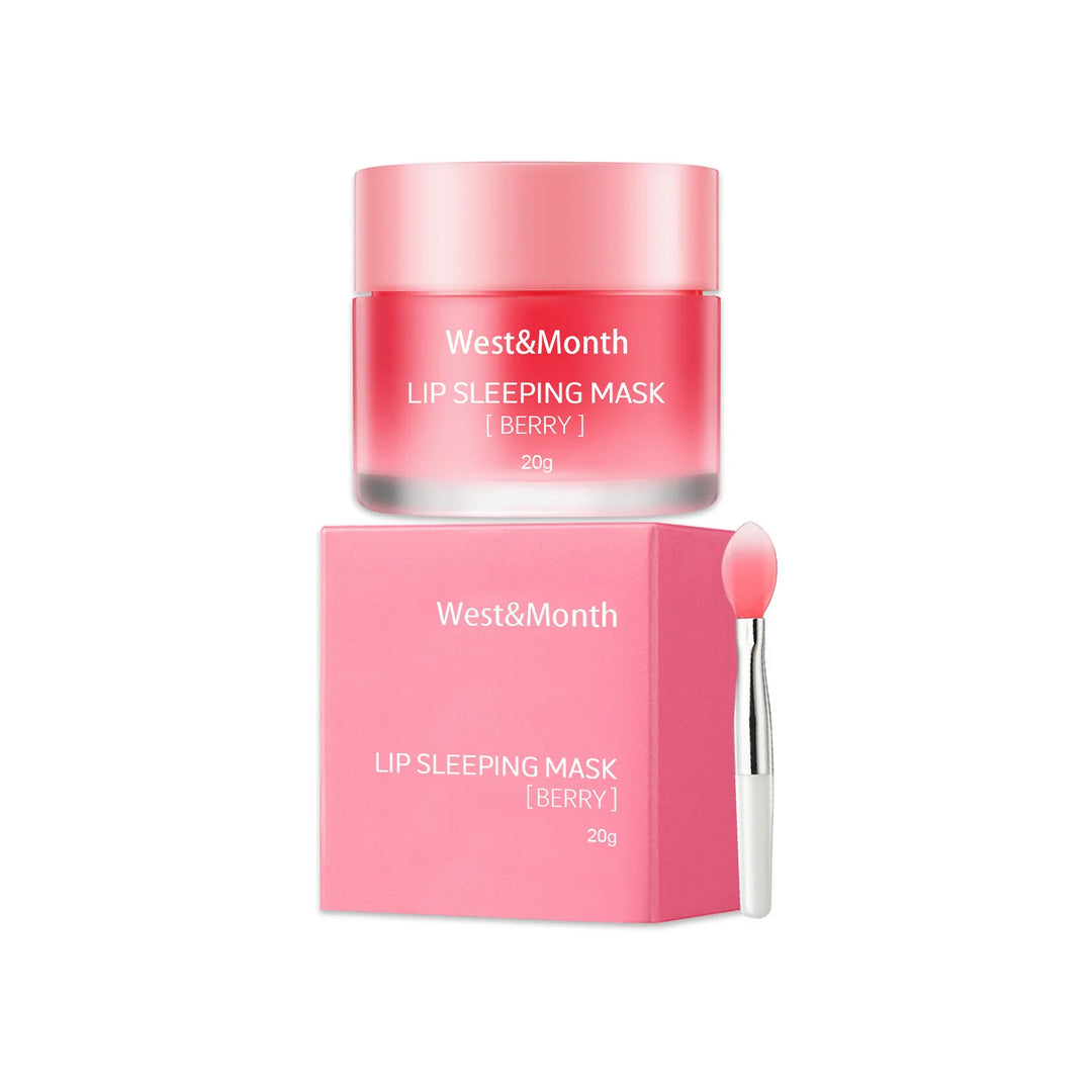 West&Month Repair Lip Sleeping Mask Moisturizing & Nourishing Night Repair Peeling Lip Mask Light Lip Lines Lipstick 20g