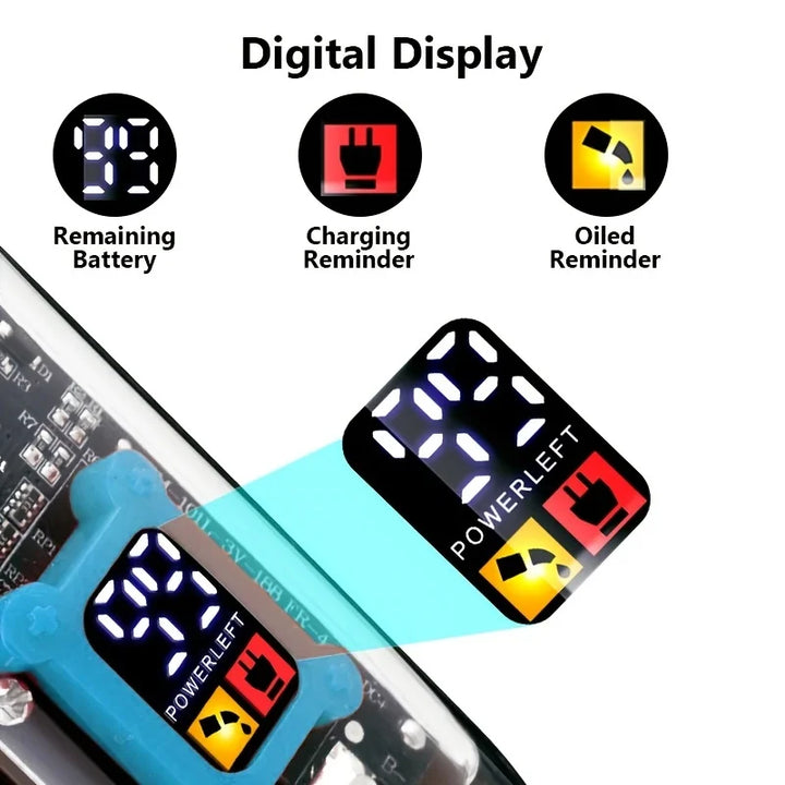 Transparent Body Electric Hair Clipper Professional Trimmer USB Rechargeable Hair Cutting Machine For Men Holiday Gift For Him