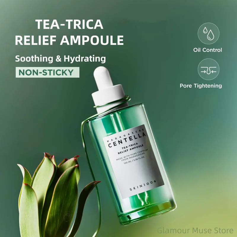 Korean Centella Ampoule Series, Poremizing Fresh, Brightening, Intensive Face Pore Care Soothing Serum Skincare Products 100ml