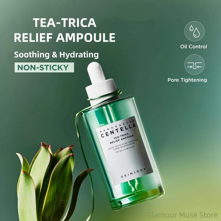 Korean Centella Ampoule Series, Poremizing Fresh, Brightening, Intensive Face Pore Care Soothing Serum Skincare Products 100ml