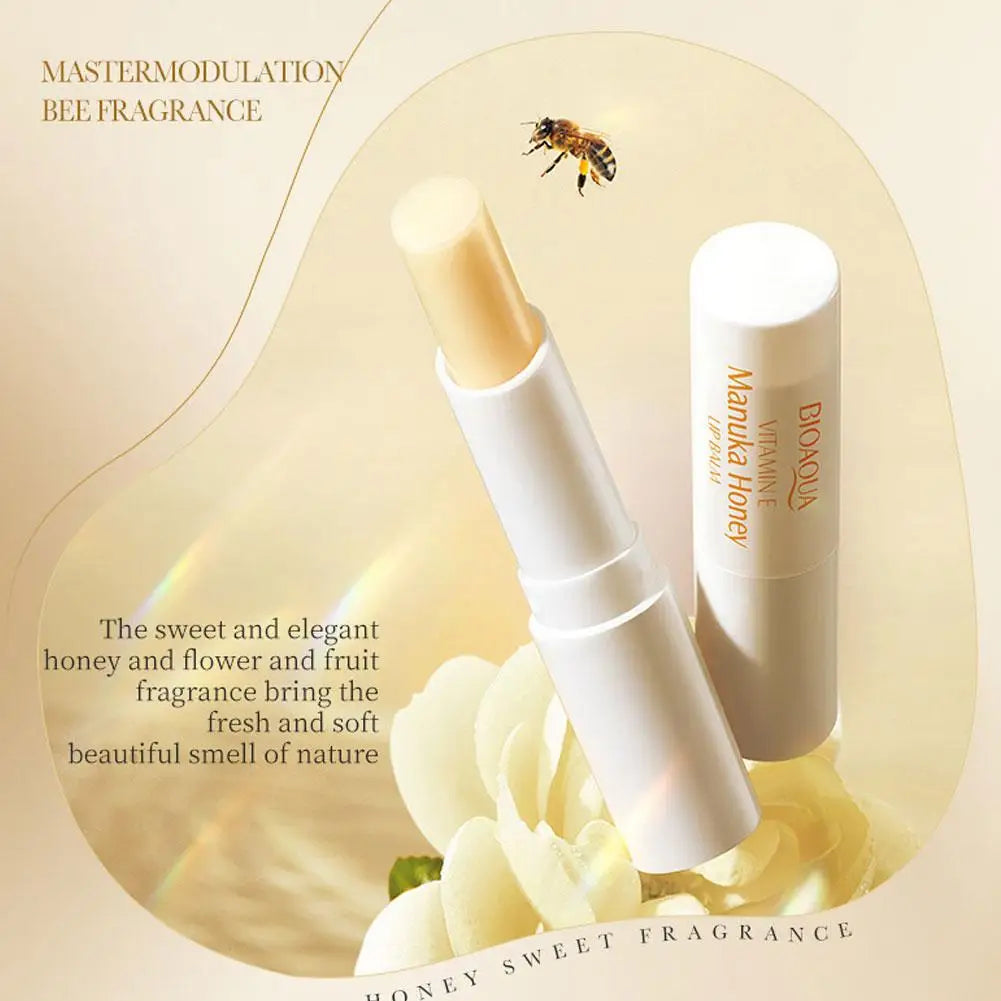 Vitamin E Honey Lip Balm Long-lasting Moisturizing Anti Cracking Nourishing Essence stick winter Lips Skin Care