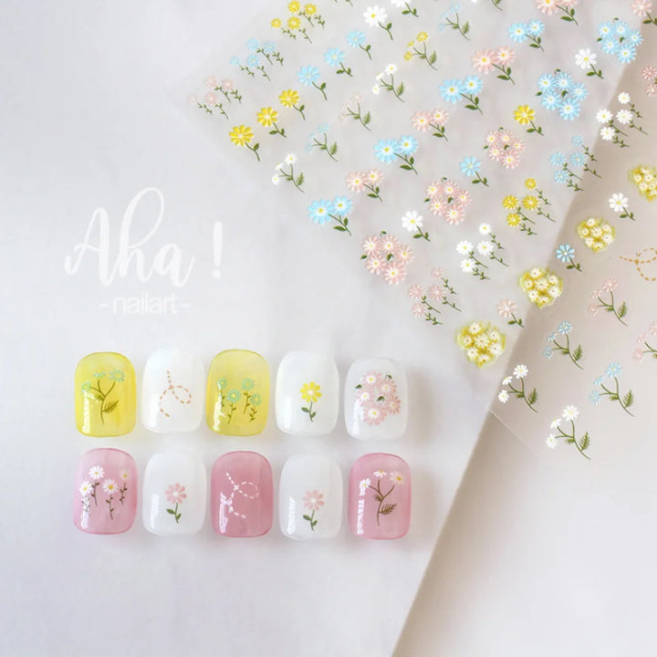 3D Nail Art Stickers  Translucence Moon/Star/Cloud Ultra-thin Nail Decals 3d Self-Adhesive White Cloud Moon Star Kawaii Sliders