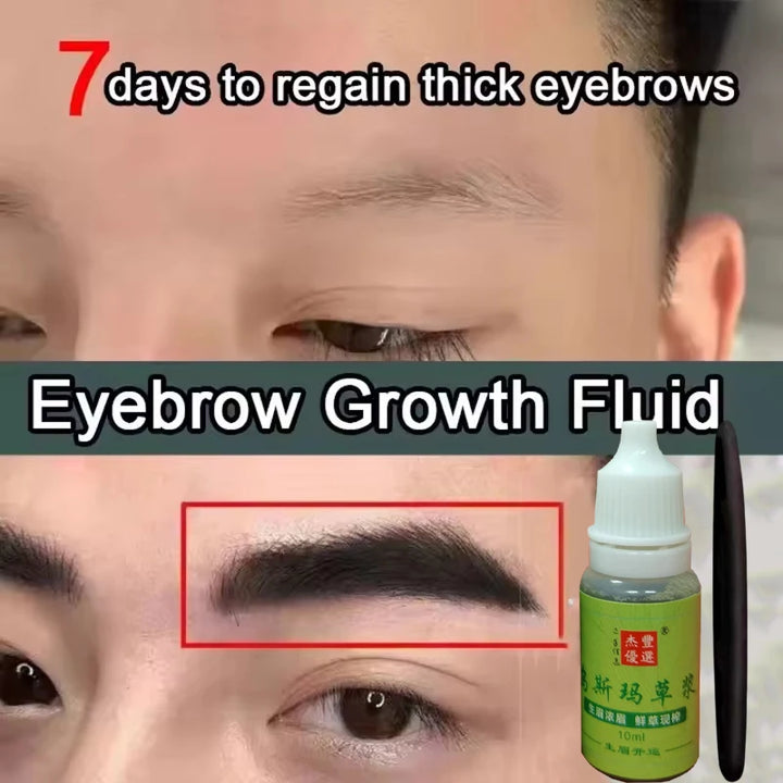 Eyebrows Growth Liquid Hair Fast Longer Fuller Thicker Usma Grass Serum Hair Loss Treatment Product Prevent Baldness Makeup New